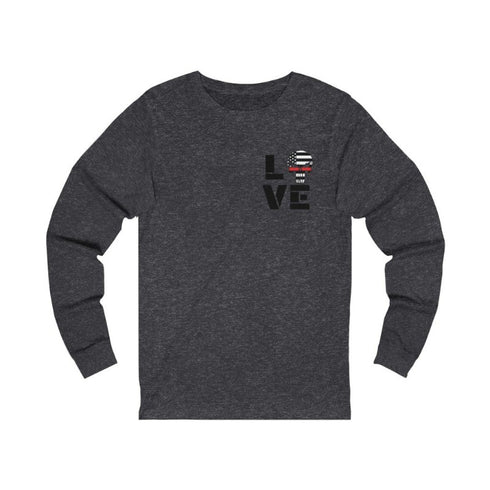 Love Firefighter Long Sleeve Tee
