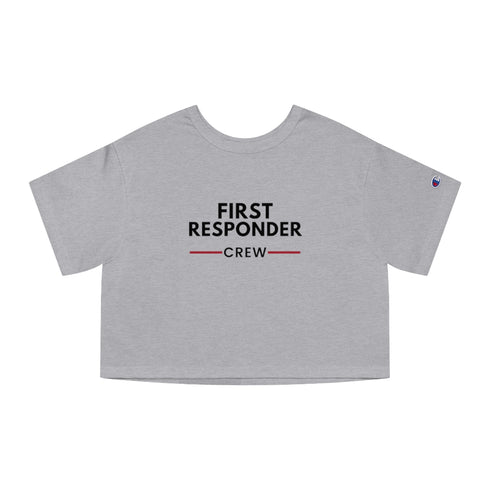 First Responder Crew Cropped T-Shirt by Champion