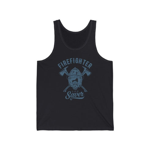 Firefighter Lifesaver Unisex Jersey Tank