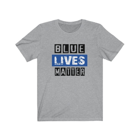 Blue Lives Matter - Short Sleeved Tee