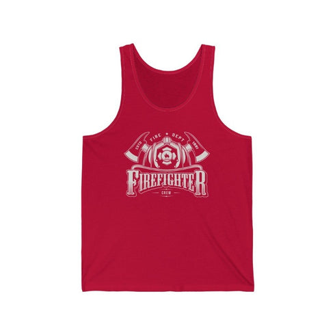 Firefighter Crew Unisex Jersey Tank