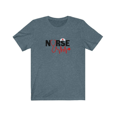 Nurses & Stethoscope - Short Sleeve Tee