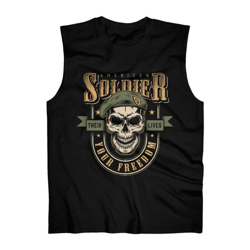Selfless Service Military Cotton Sleeveless Tank