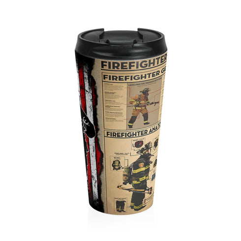 Firefighter Stainless Steel Travel Mug