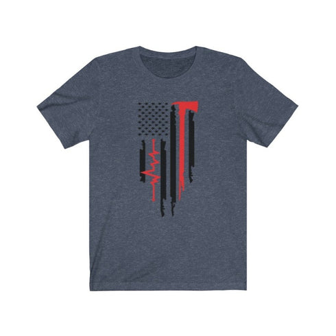 Firefighter's Heartbeat - Short Sleeve Tee