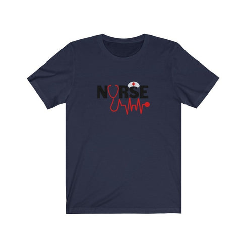 Nurses & Stethoscope - Short Sleeve Tee