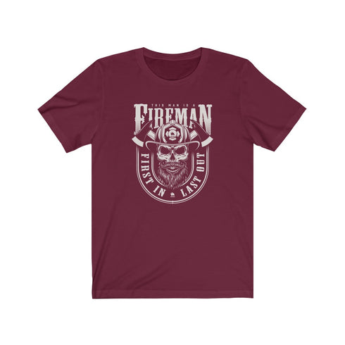 This Man Is A Fireman Short Sleeve Tee
