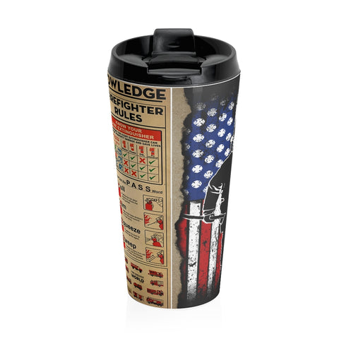 Firefighter Stainless Steel Travel Mug