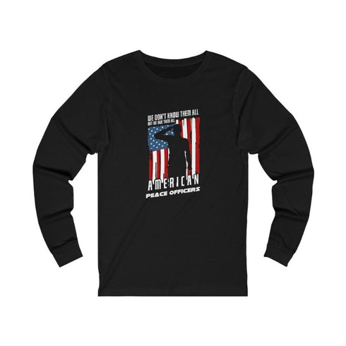 Police Peace Officer Long Sleeve Tee
