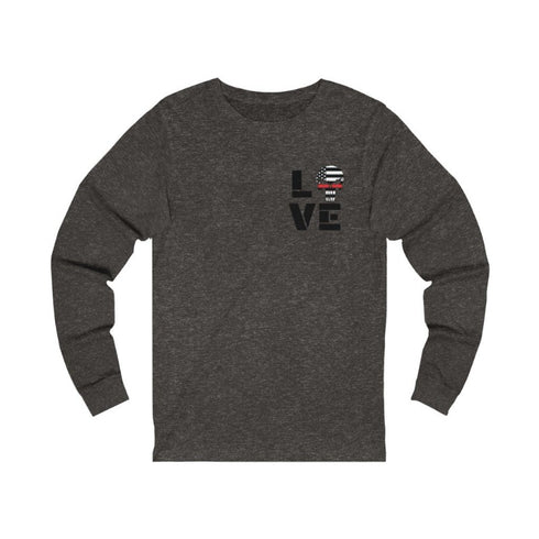 Love Firefighter Long Sleeve Tee