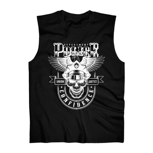 Police Department Cotton Sleeveless Tank