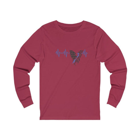Police Heartbeat Eagle Long Sleeve