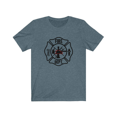 Fire Department Jersey Short Sleeve Tee