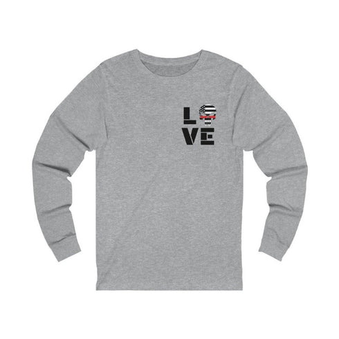 Love Firefighter Long Sleeve Tee