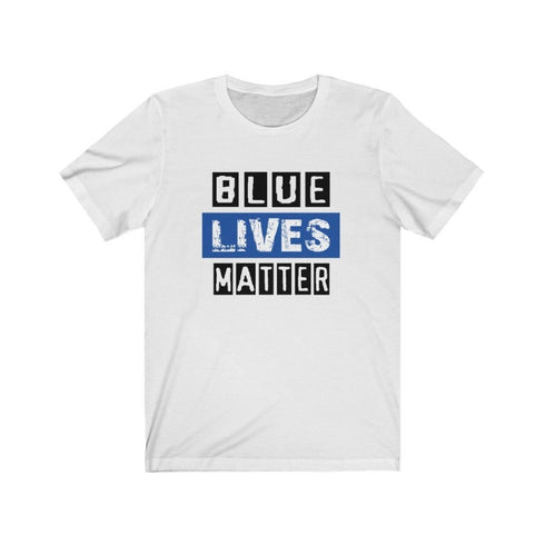 Blue Lives Matter - Short Sleeved Tee