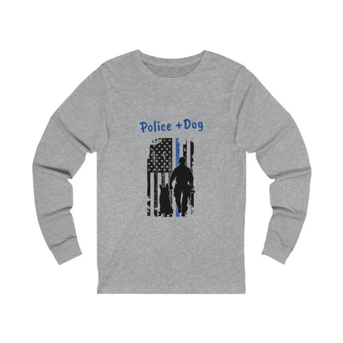 Police + Dog Unisex Long Sleeve