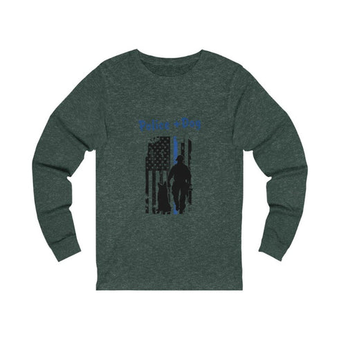 Police + Dog Unisex Long Sleeve