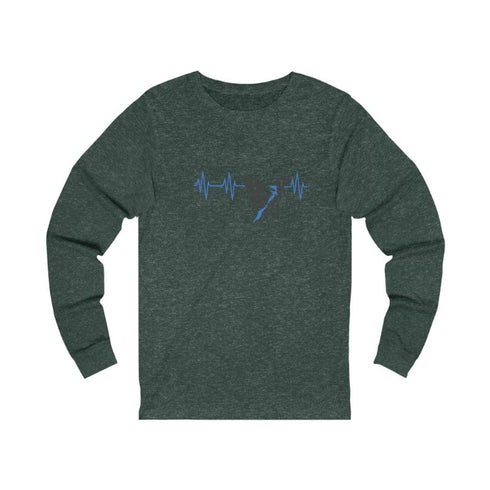 Police Heartbeat Eagle Long Sleeve