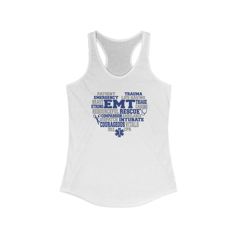She's an EMT Racerback Tank