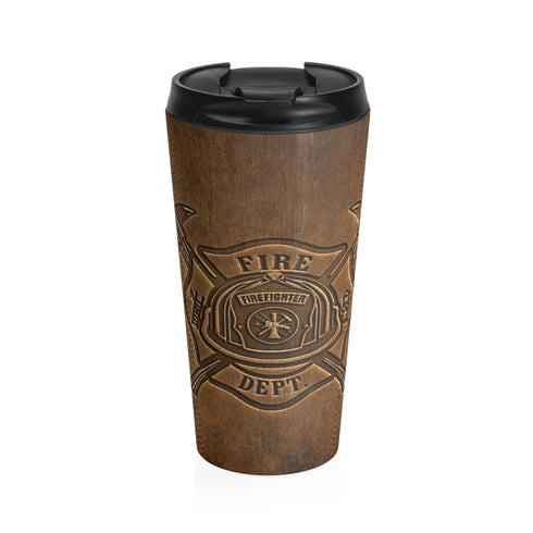 Fire Department Stainless Steel Travel Mug