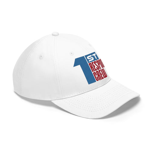 1st FRC in White Unisex Twill Hat
