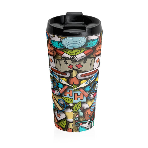 Nurse Life Stainless Steel Travel Mug