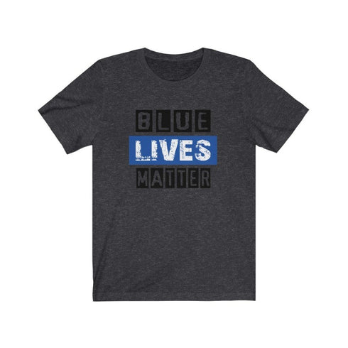 Blue Lives Matter - Short Sleeved Tee