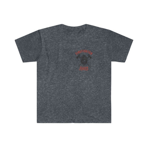 Firefighter Lifesaver Side Print T-Shirt