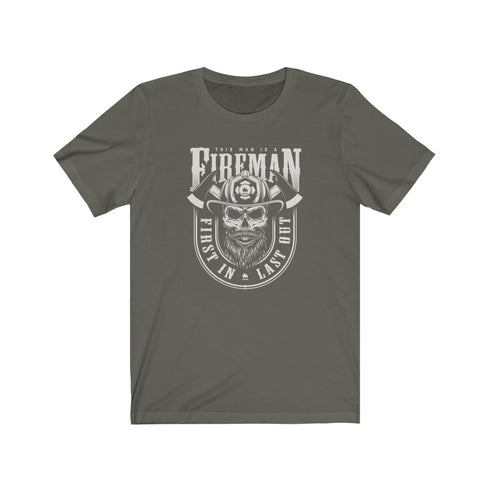 This Man Is A Fireman Short Sleeve Tee