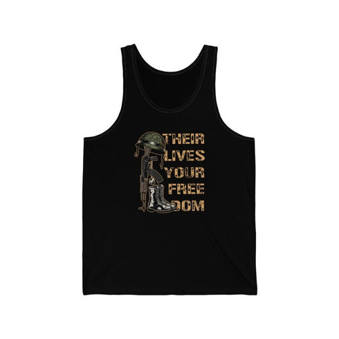 Soldier & Boots Unisex Jersey Tank