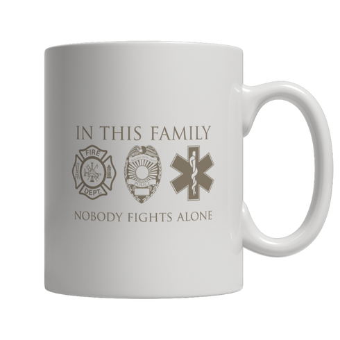 Limited Edition Mug - In This Family Nobody Fights Alone