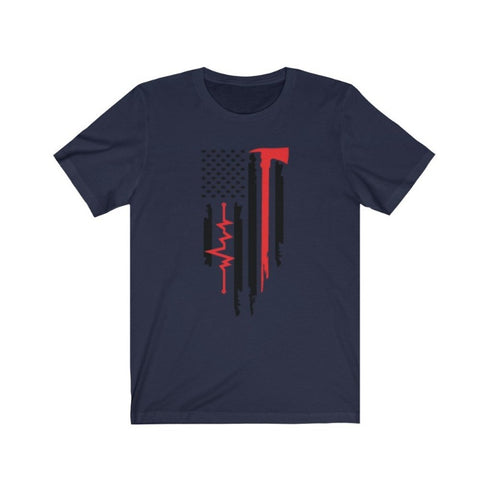 Firefighter's Heartbeat - Short Sleeve Tee