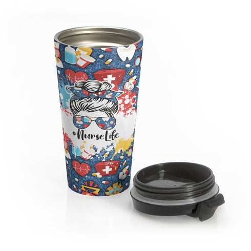 #Nurselife Stainless Steel Travel Mug