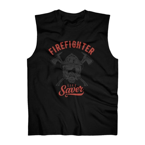 Firefighter Lifesaver Ultra Cotton Sleeveless Tank