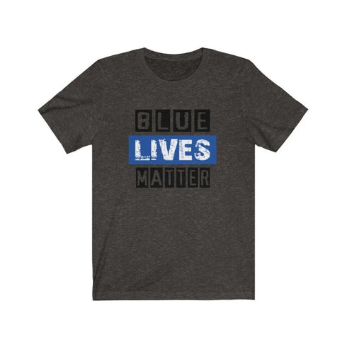 Blue Lives Matter - Short Sleeved Tee
