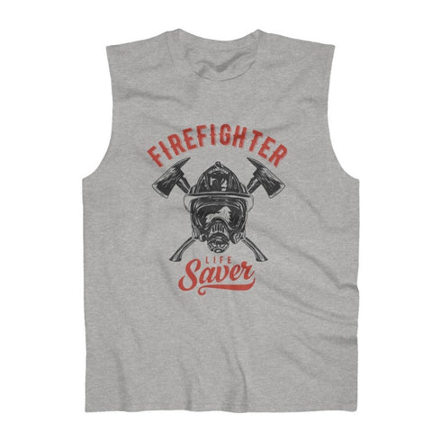 Firefighter Lifesaver Ultra Cotton Sleeveless Tank