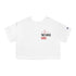 This Nurse Cares Cropped T-Shirt by Champion