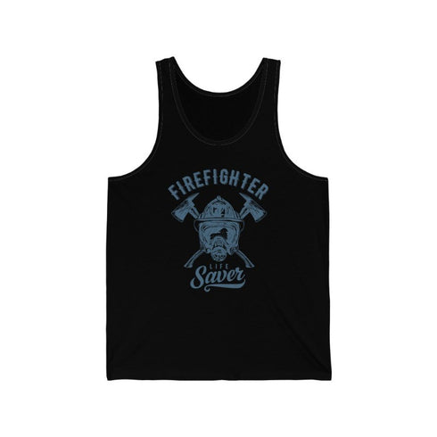 Firefighter Lifesaver Unisex Jersey Tank