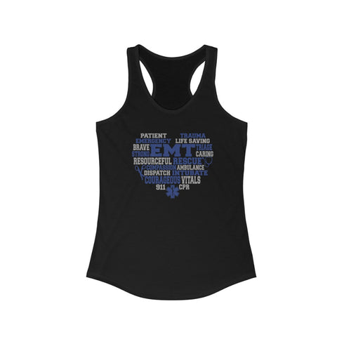 She's an EMT Racerback Tank