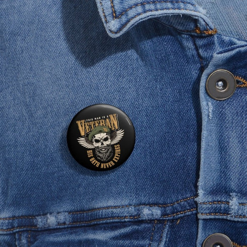 Veteran's Pin Buttons