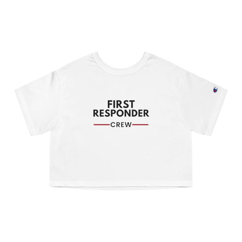First Responder Crew Cropped T-Shirt by Champion