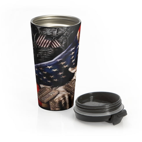 Military Stainless Steel Travel Mug