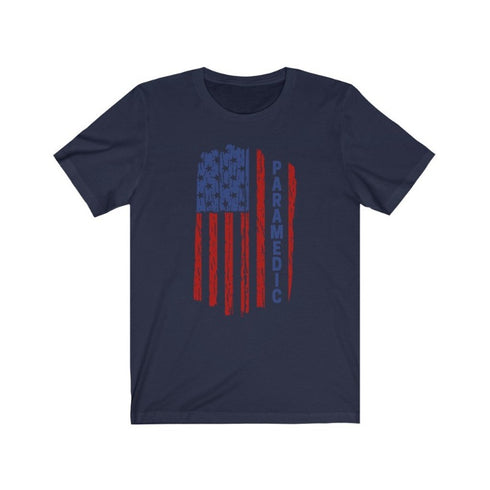 Paramedic Flag - Short Sleeved Tee