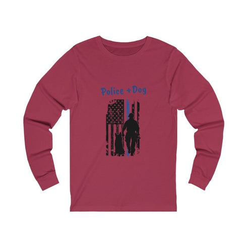 Police + Dog Unisex Long Sleeve