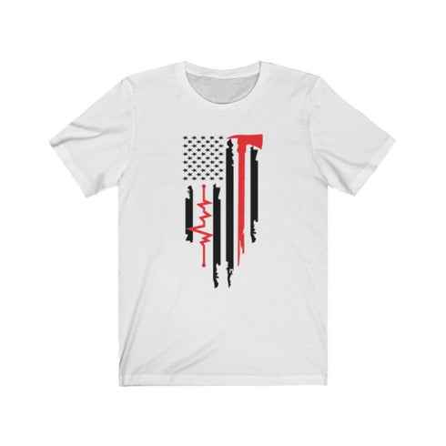 Firefighter's Heartbeat - Short Sleeve Tee