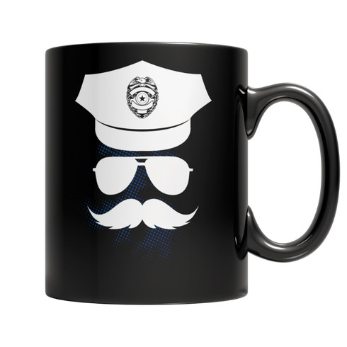 Police Face Mustache