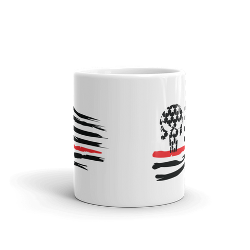 Punisher Thin Red Line Coffee Mug