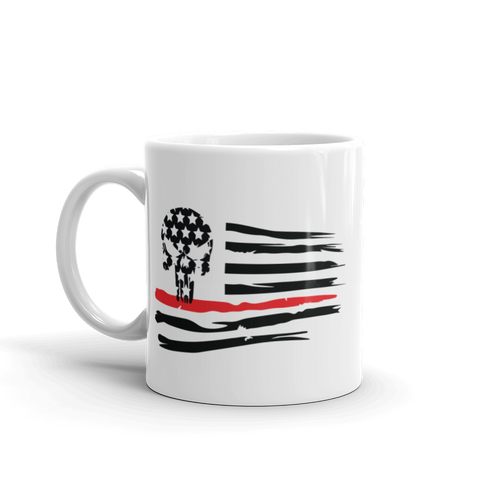 Punisher Thin Red Line Coffee Mug