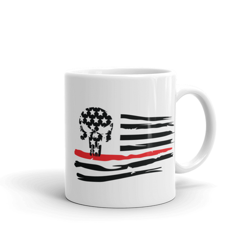 Punisher Thin Red Line Coffee Mug
